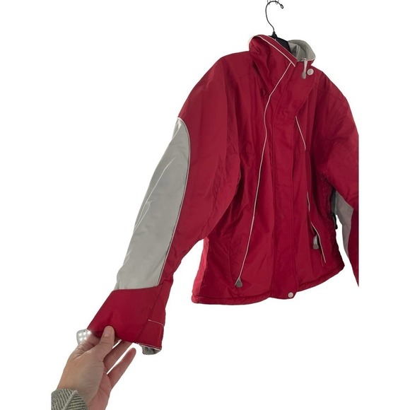 ELITE ALPINE DESIGN MENS RED AND GRAY SKI  COAT - Picture 2 of 9
